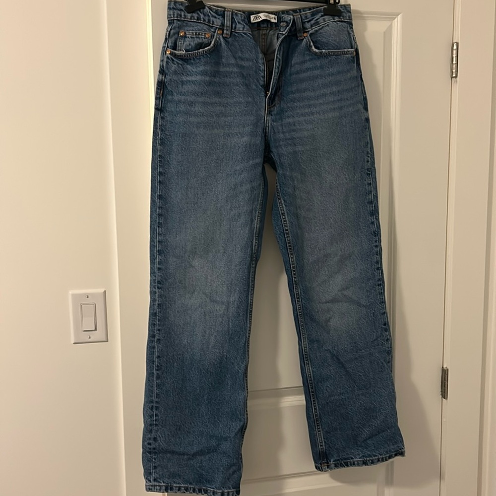 Zara straight leg jeans
